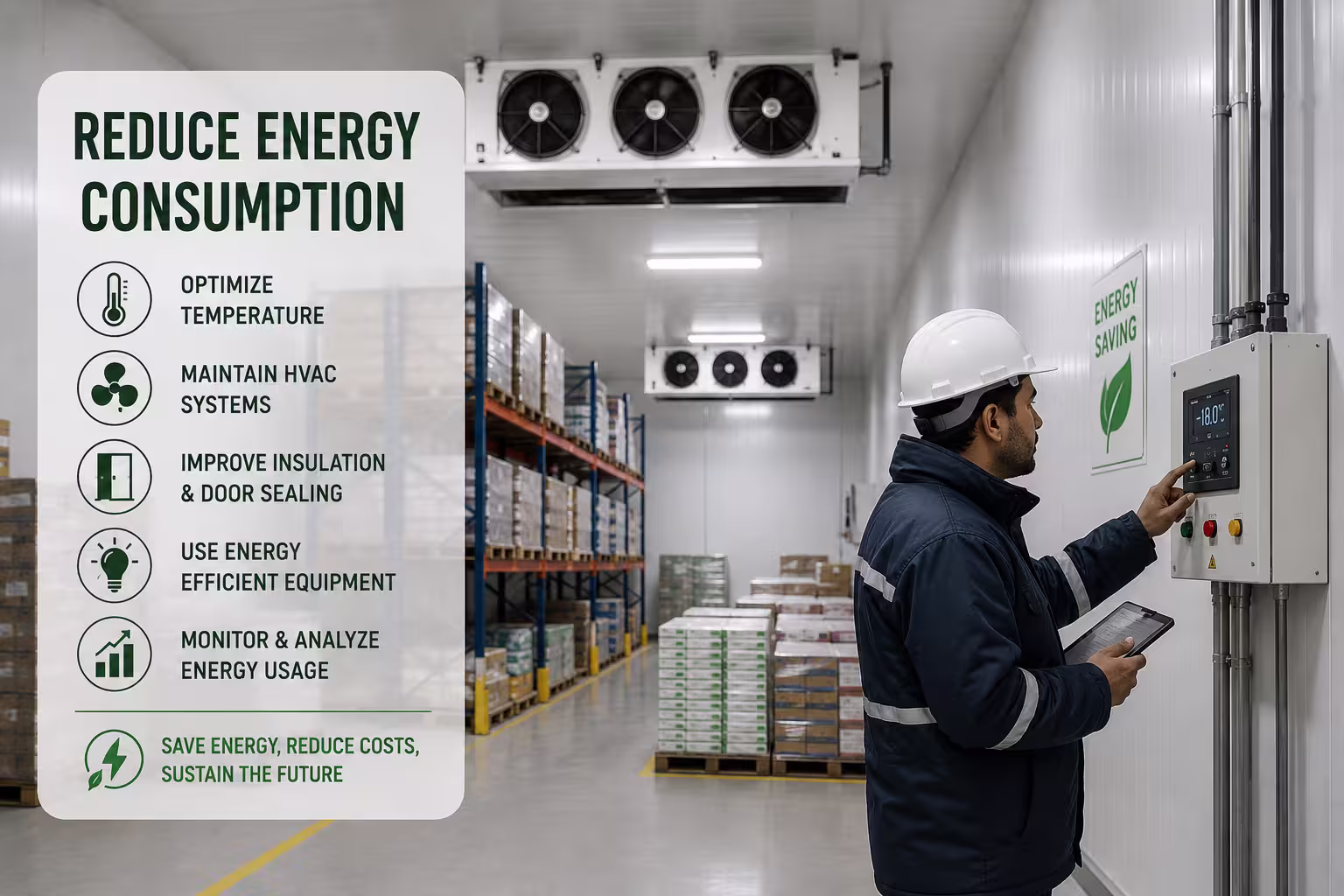 How to Reduce Cold Storage Energy Consumption